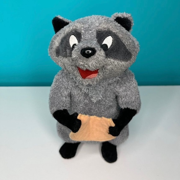 Disney Parks Pocahontas Meeko Raccoon W/ Biscuit Plush Stuffed Animal 9" Retired - Picture 3 of 7